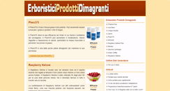 Desktop Screenshot of erboristiciprodottidimagranti.com