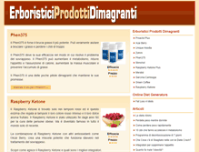 Tablet Screenshot of erboristiciprodottidimagranti.com